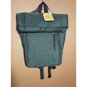 Chipotle Mexican‎ Grill Rolltop Backpack Charcoal Gray Red Stitching NWT Bag